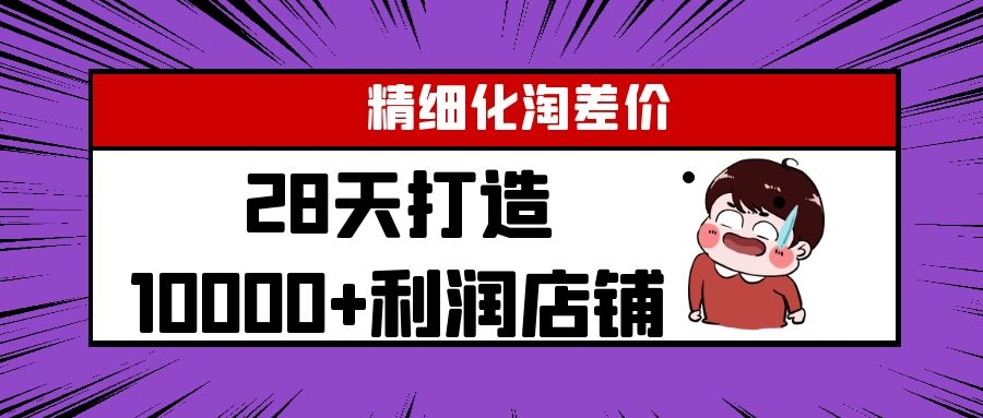 Yl精细化淘差价28天打造10000+利润店铺，精细化选品项目（附软件）插图