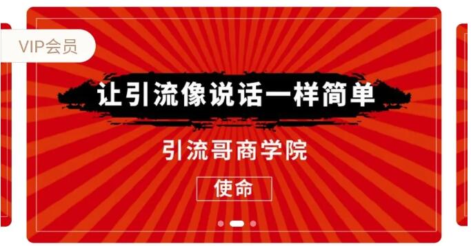 引流哥商学院8期：豆瓣、闲鱼、百度霸屏、微博引流转化的终极法门（价值798元）插图