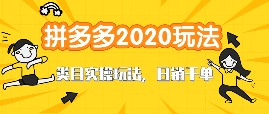 拼多多2020最新类目实操玩法，直通车定向玩法做爆款，轻松操作到日销千单插图