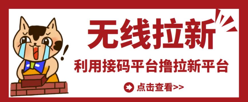 最新接码无限拉新项目，利用接码平台赚拉新平台差价，轻松日赚500+插图