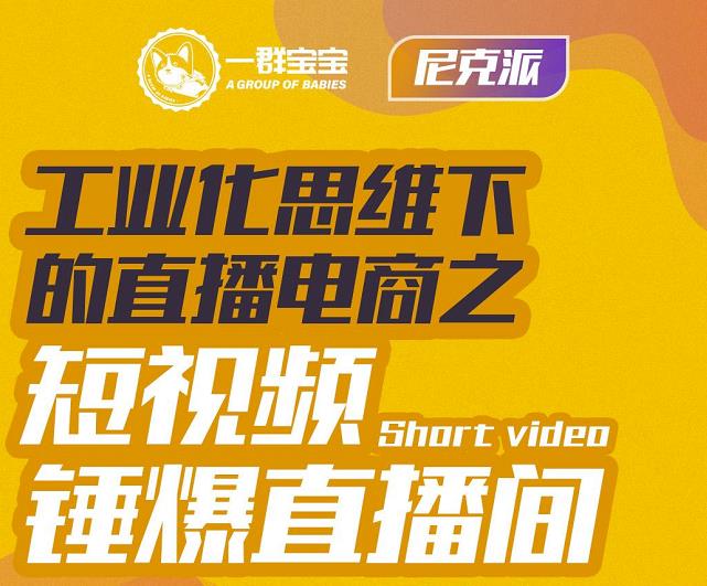 尼克派·工业化思维下的直播电商之短视频锤爆直播间，听话照做执行爆单插图