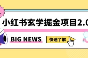 小红书玄学掘金项目，值得常驻的蓝海项目，日入3000+附带引流方法以及渠道【揭秘】