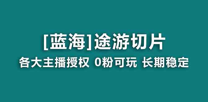 抖音途游切片，龙年第一个蓝海项目，提供授权和素材，长期稳定，月入过万插图