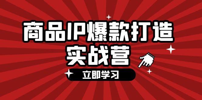 商品-IP爆款打造实战营【第四期】，手把手教你打造商品IP，爆款 不断插图