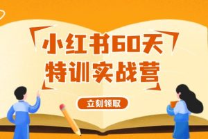 小红书60天特训实战营（系统课）从0打造能赚钱的小红书账号（55节课）