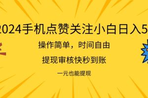 2024新项目手机DY点爱心小白日入500+