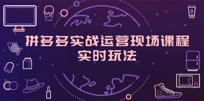 拼多多实战运营现场课程，实时玩法，爆款打造，选品、规则解析插图