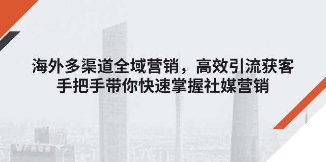 海外多渠道 全域营销，高效引流获客，手把手带你快速掌握社媒营销插图