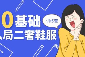 0基础入局-二奢 鞋服训练营，十二年 奢侈品 创业导师分享（20节课）