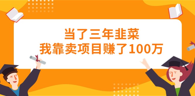 当了三年韭菜我靠卖项目赚了100万插图