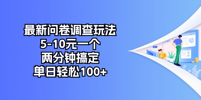 最新问卷调查玩法，5-10元一个，两分钟搞定，单日轻松100+插图