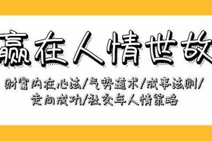 赢在-人情世故：财富内在心法/气势道术/成事法则/走向成功/社交与人情策略