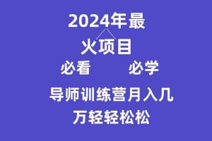 导师训练营互联网最牛逼的项目没有之一，新手小白必学，月入3万+轻轻松松