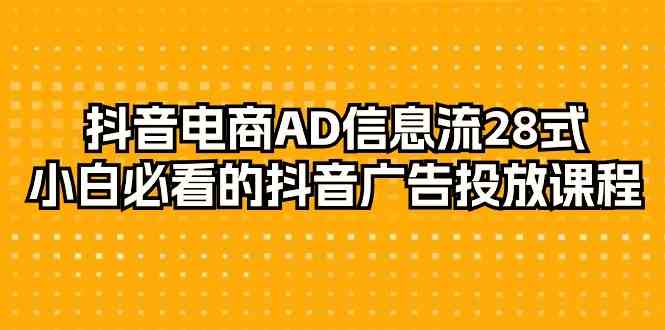 抖音电商-AD信息流 28式，小白必看的抖音广告投放课程-29节插图