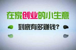 在家创业，日引300+创业粉，一年收入30万，闷声发财的小生意，比打工强