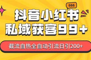 某音，小红书，野路子引流玩法截流自热一体化日引200+精准粉 单日变现3…