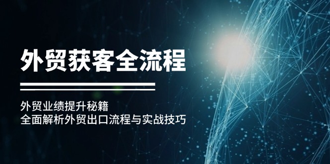 外贸获客全流程：外贸业绩提升秘籍：全面解析外贸出口流程与实战技巧插图