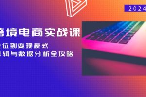 TK跨境电商实战课：产品定位到变现模式，高效剪辑与数据分析全攻略